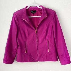 Jones New York Stretch Magenta Size 10 Blazer